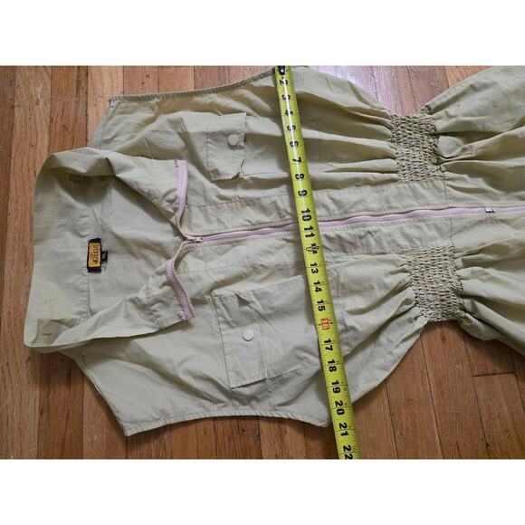 Love Hightlight Sleeveless Collared jumpsuit Tan XXX-Large A001337 - Picture 12 of 13